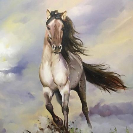 Galloping horse